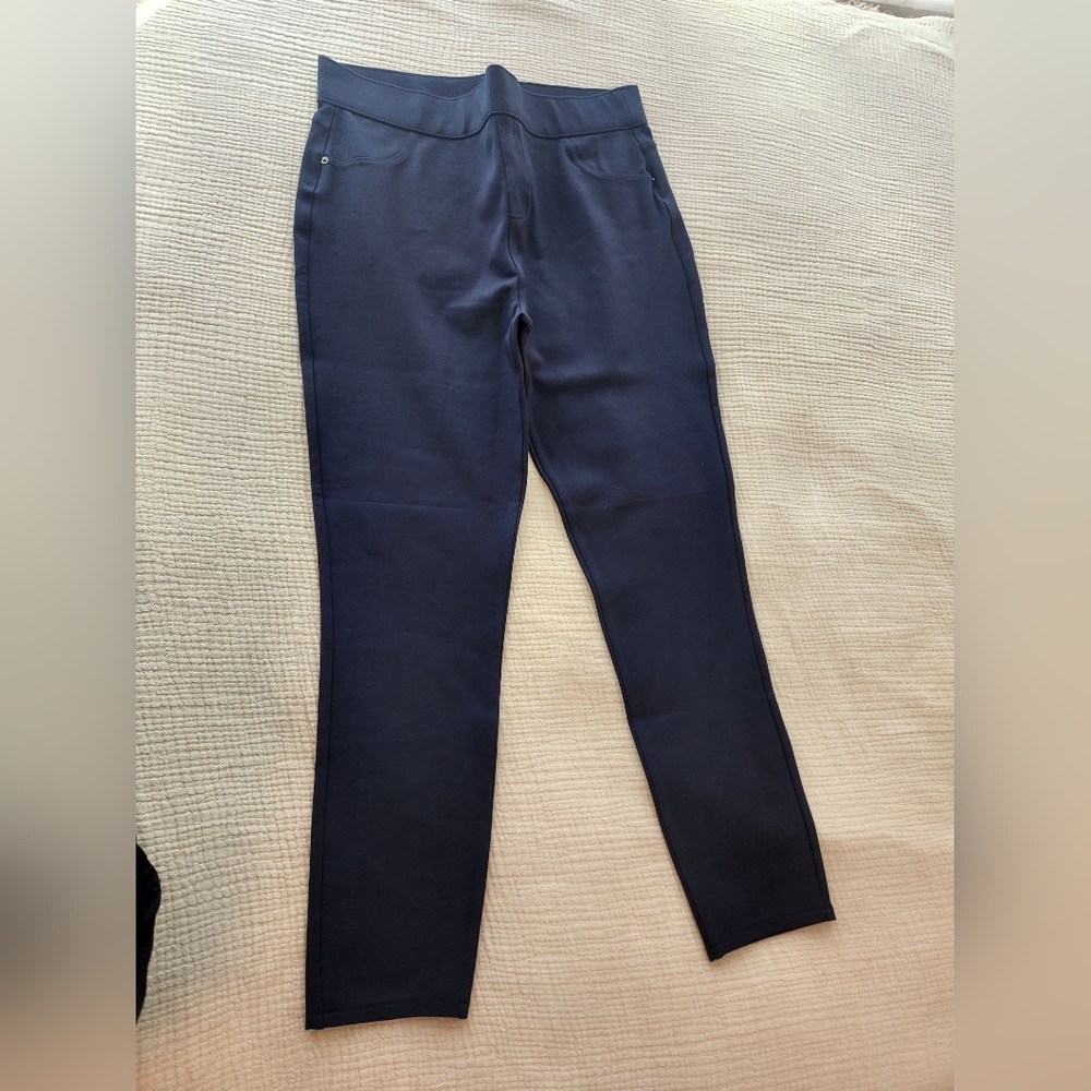 SPANX Women's Dark Blue Skinny Pants